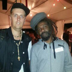 Jag och Daddy Boastin Furuvik Reggaefestival